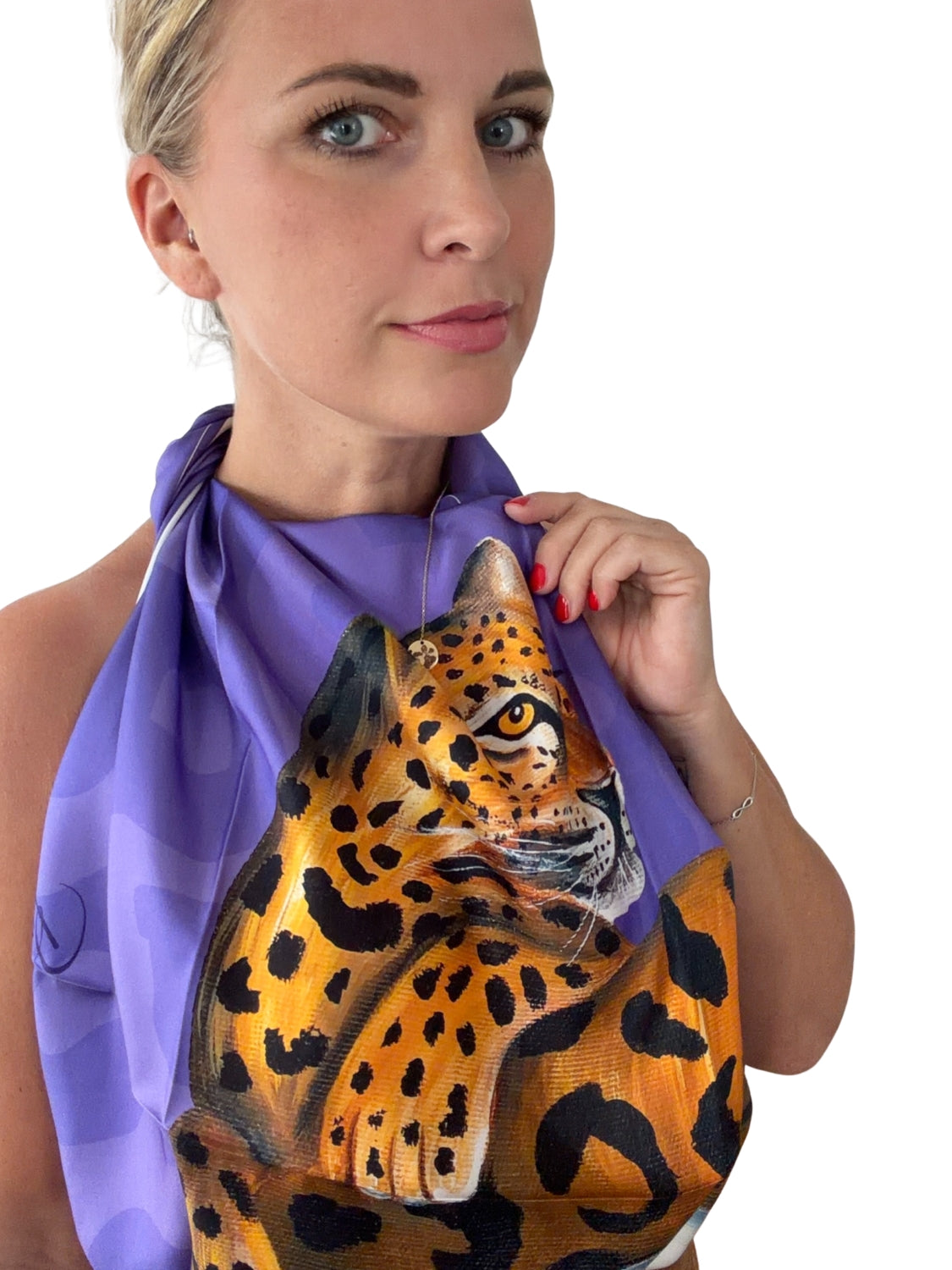Silk scarf made from 100% mulberry silk