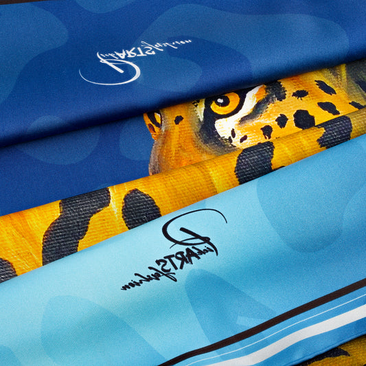 The Leo Silk Set – Blue