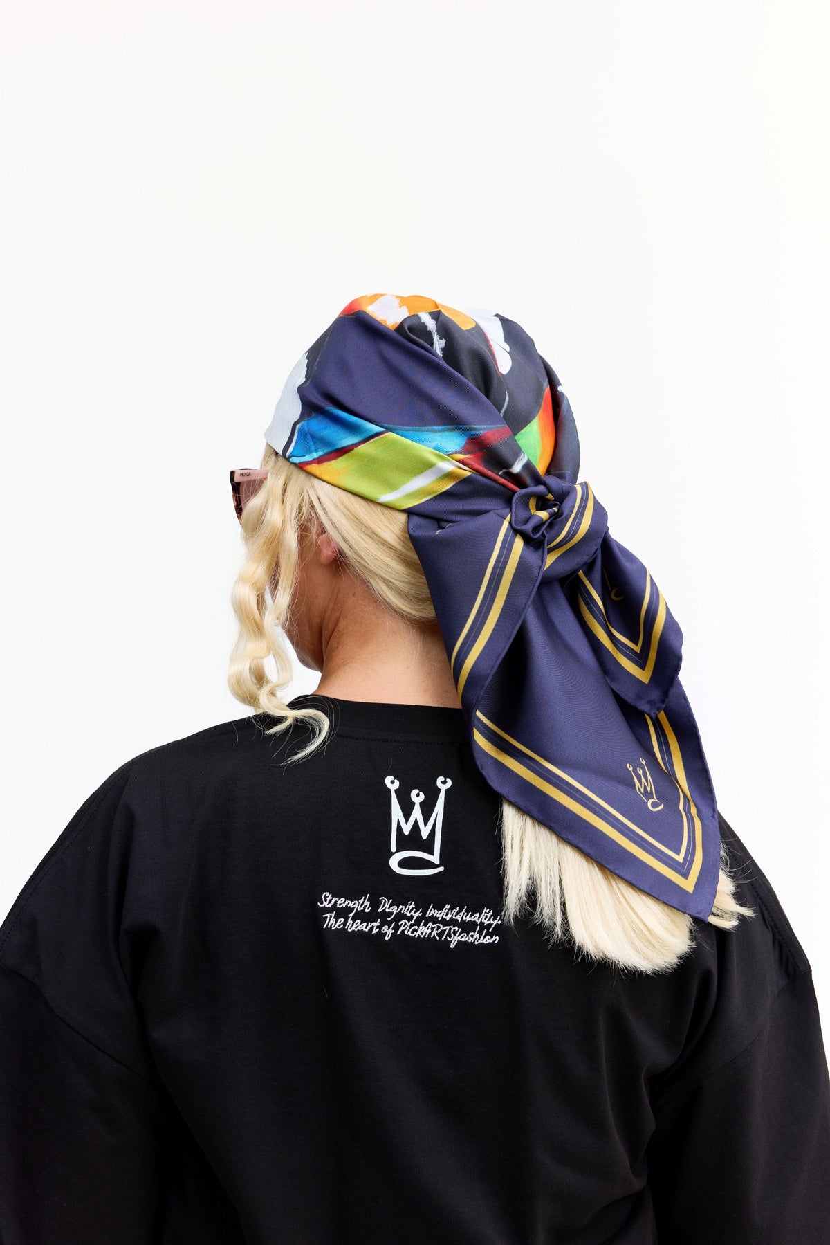 Silk scarf made from 100% mulberry silk