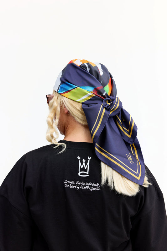 Silk scarf made from 100% mulberry silk