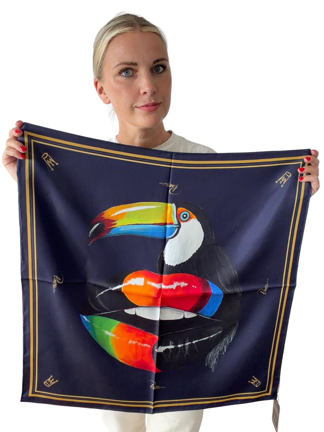 Silk scarf made from 100% mulberry silk