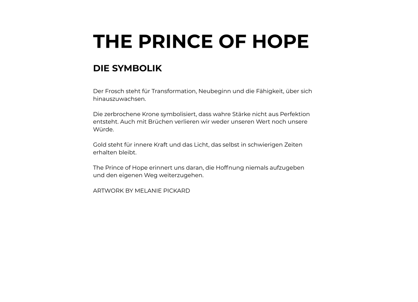 The Prince of Hope Hoodie