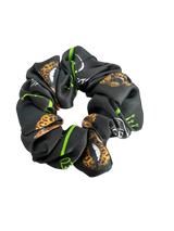 Seiden Scrunchie aus 100% Maulbeerseide - Leo Print Haargummi / PickARTSfashion