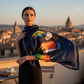 Silk scarf made from 100% mulberry silk