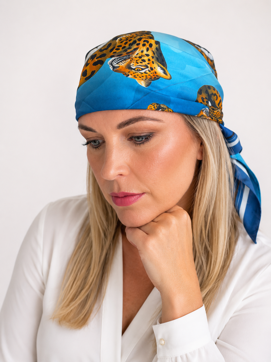 Silk scarf made from 100% mulberry silk